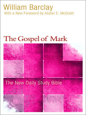 cover image of The Gospel of Mark
